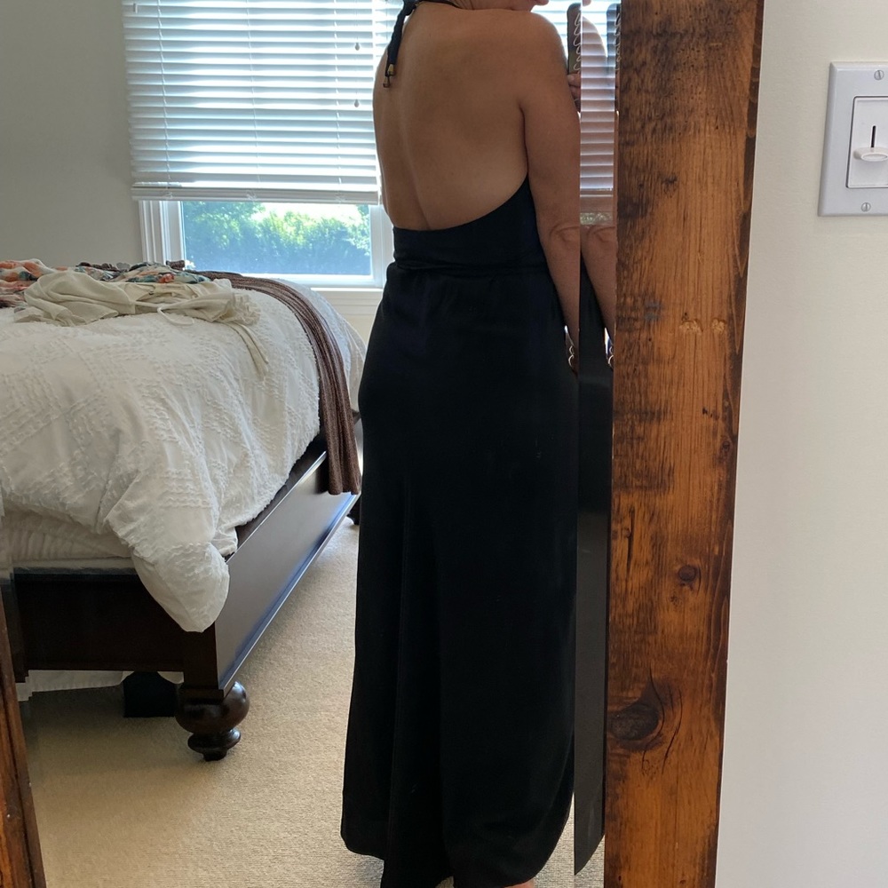 Yumi kim silk halter dress with low back